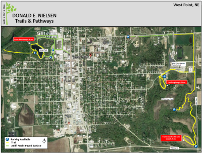 Donald E Nielsen Trail Map